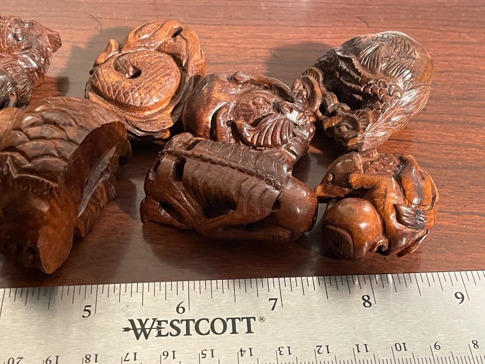 10pcs Wood Carving