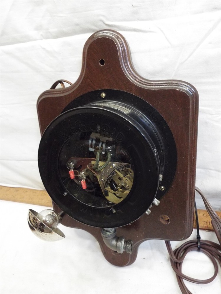 Nice Lighted Mercoid Control Switch Steampunk Industrial Wall Plaque Steam Punk