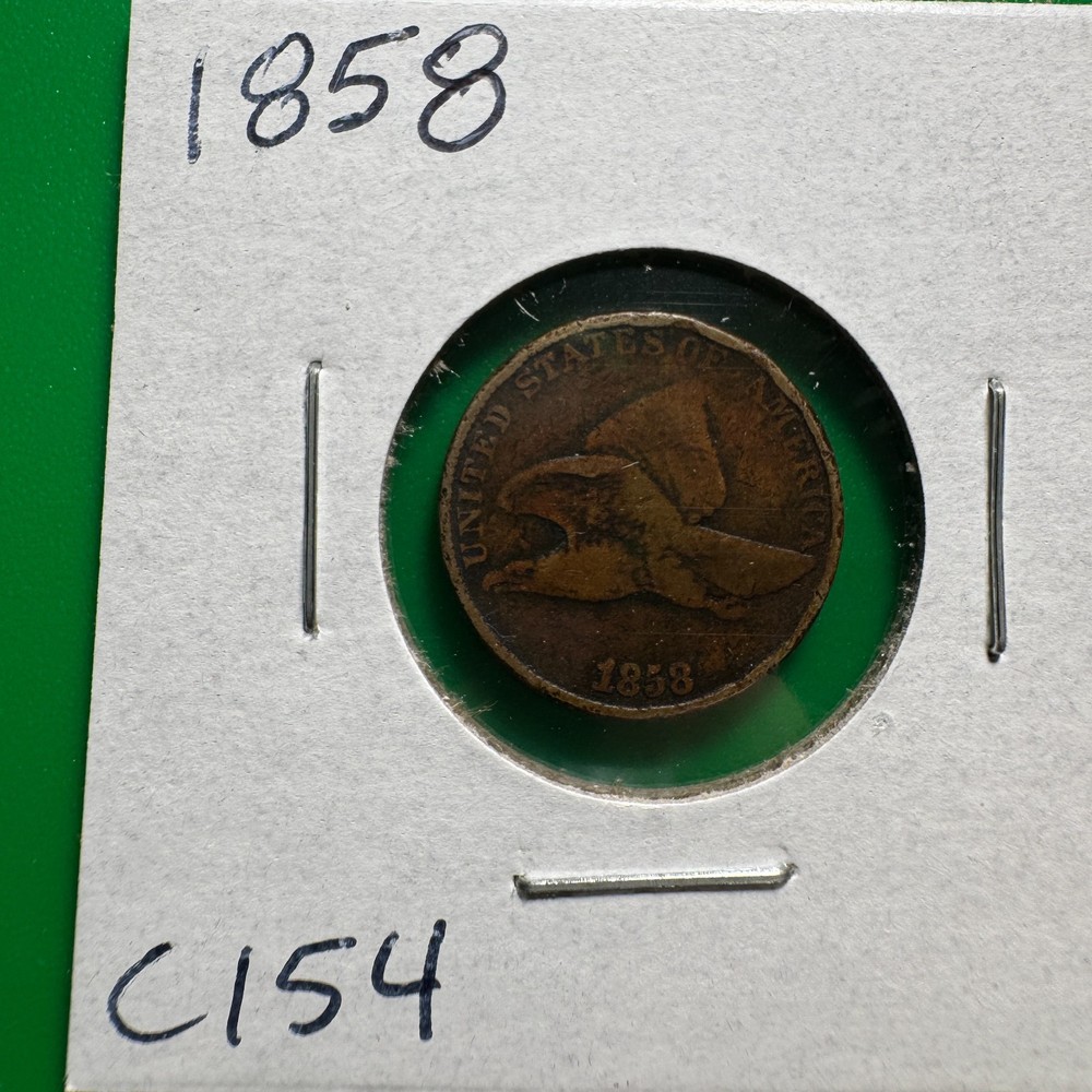 1858 Flying Eagle Cent C154