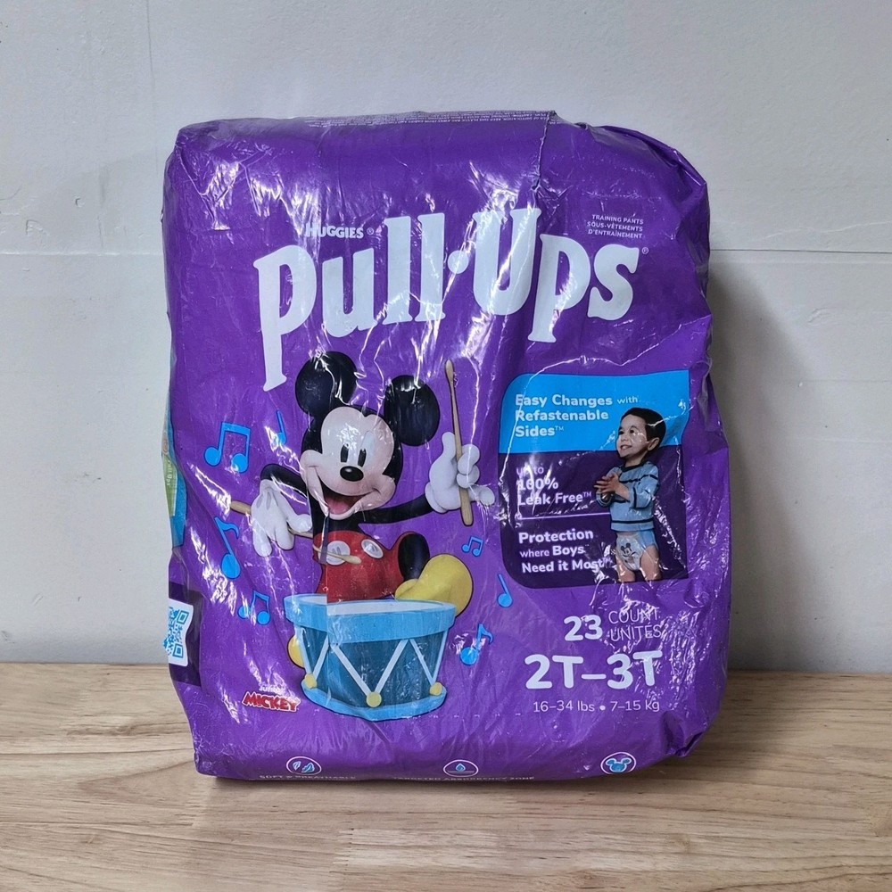 Huggies Pull-Ups Training Pants Boys 2T-3T 23 Count Mickey Mouse & Friends