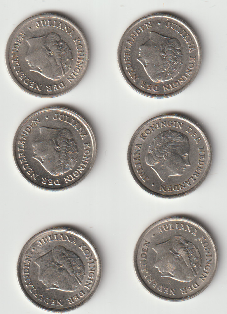 NETHERLANDS ten cents from 1942--22 different