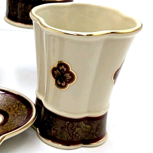 Croscill Bellisima Bathroom Cup Ceramic Bath Accessory