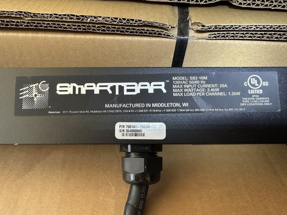 ETC SmartBar SB2-10M 2- Circuits Dimmer