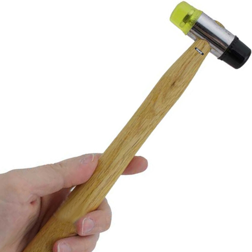 Mini Small Rubber and Plastic Head Face 4 Oz Mallet Hammer Non Marring