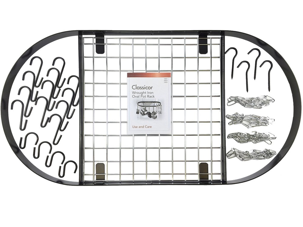 Kinetic Pot, Black with Silver Rack