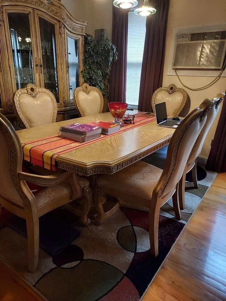 dining table set 6 chairs used