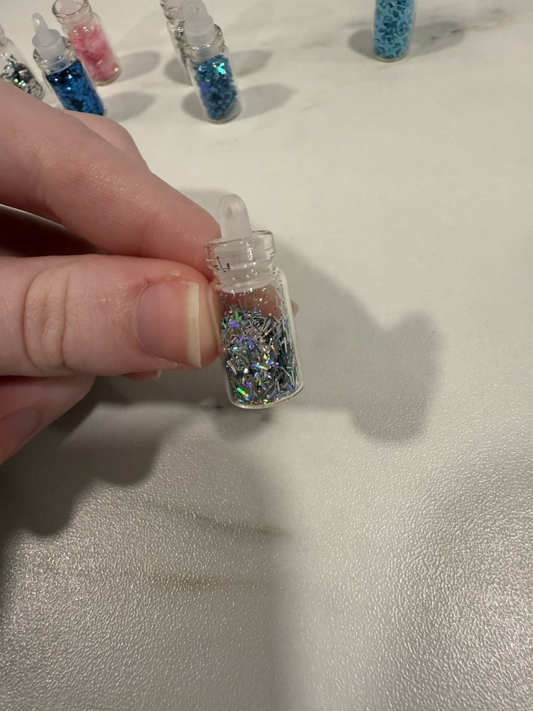 Small Glitter Jars For Crafts (Comes With 7)