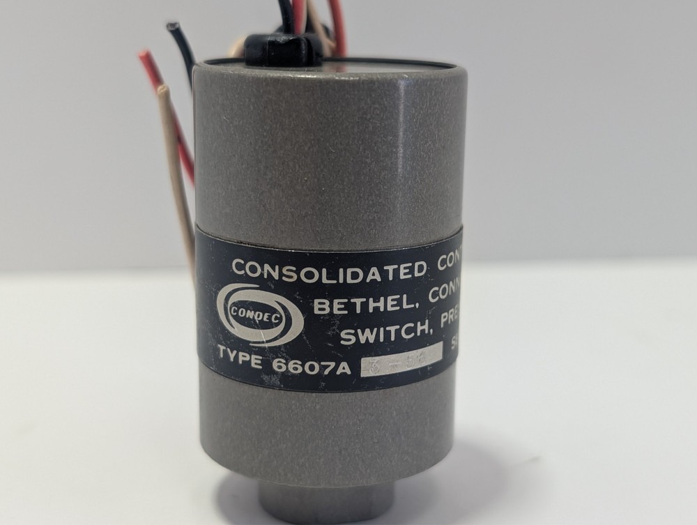 Consolidated Controls Condec 6607A3-56 Pressure Switch