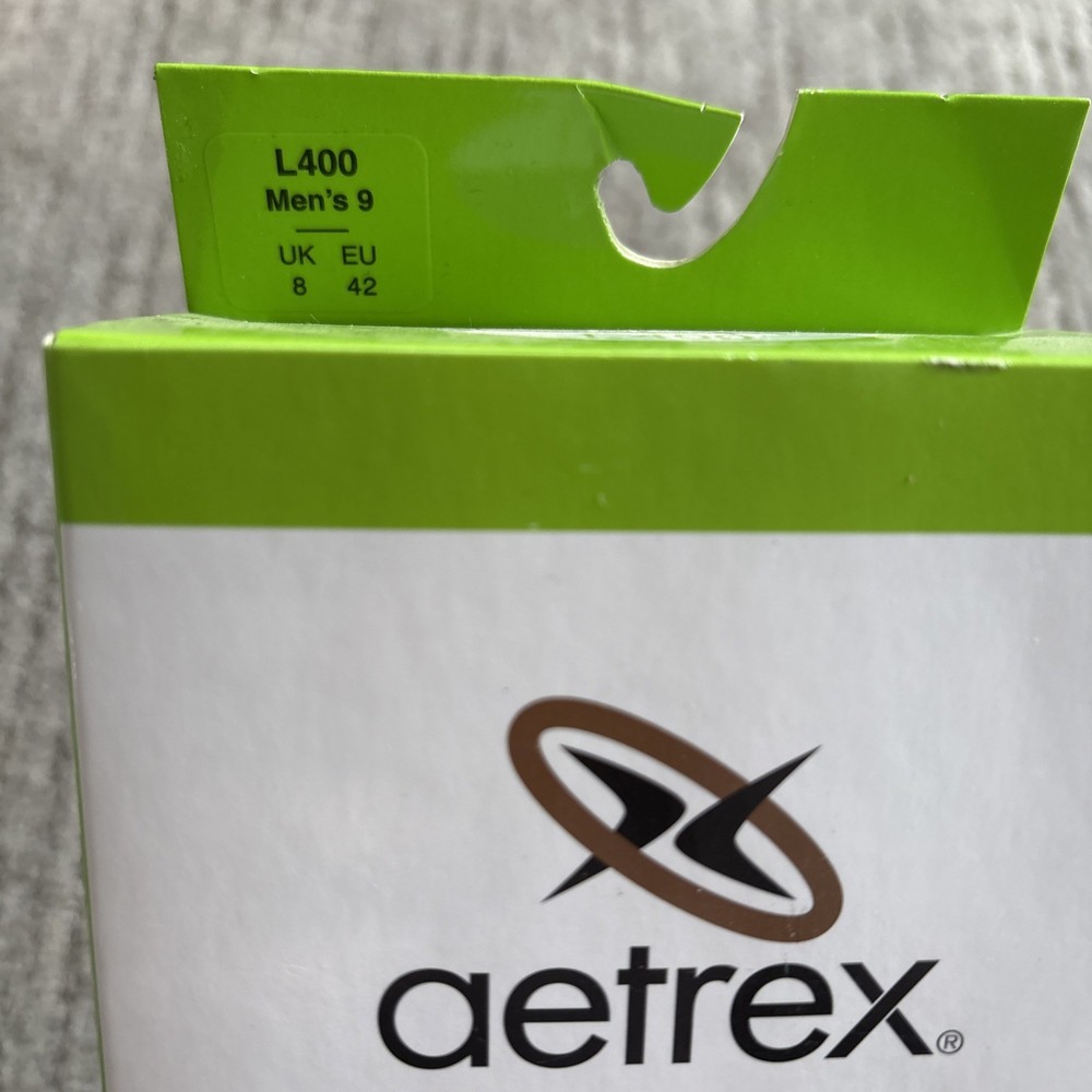 Aetrex Compete L400 Orthotics Men Size 9 New