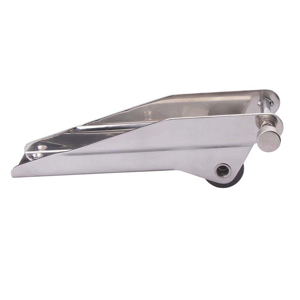 Stainless Steel Bow Boat Anchor Roller Bracket Rubber Roller 200mm for Fixed