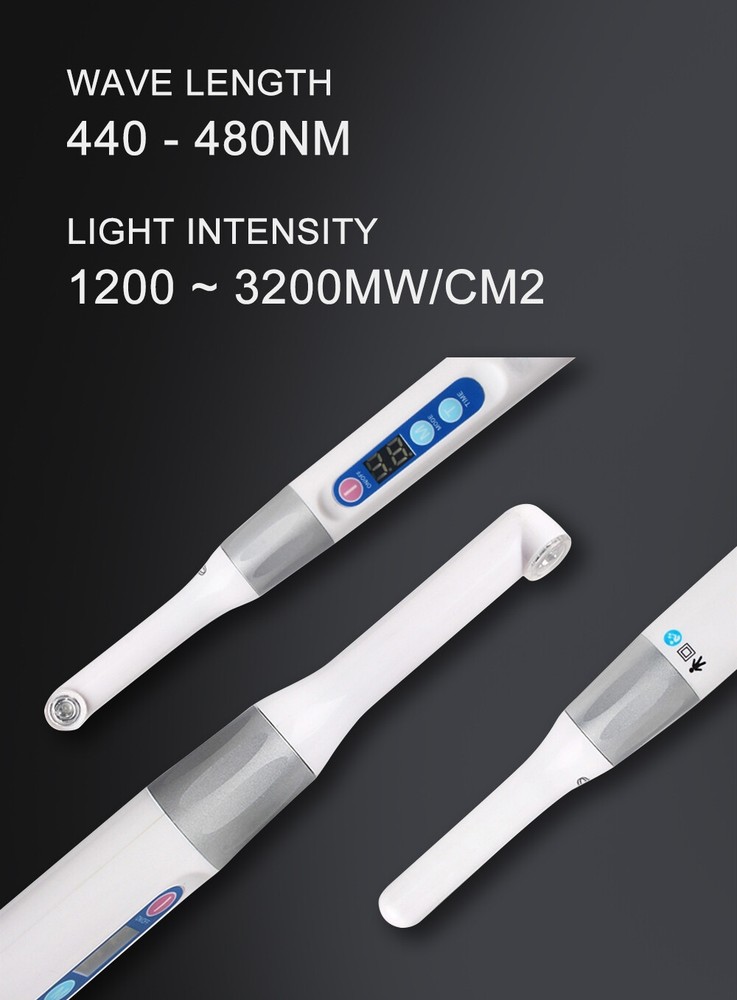 Dental Cordless iLed Type 1 Second LED Curing Light 2300mW/c㎡ Blue Light White