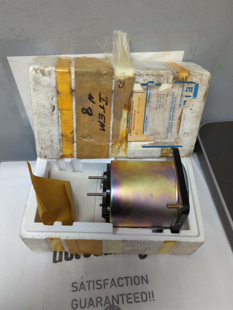 ELI INTRUMENTS,YEW: AB-40,RANGE: 0-5AAC SCALE: 0-3KAAC PANEL METER NOS