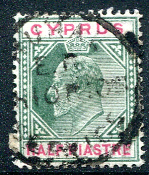 CYPRUS: (18380) E.R. DHIORIOS postmark/cancel 1910
