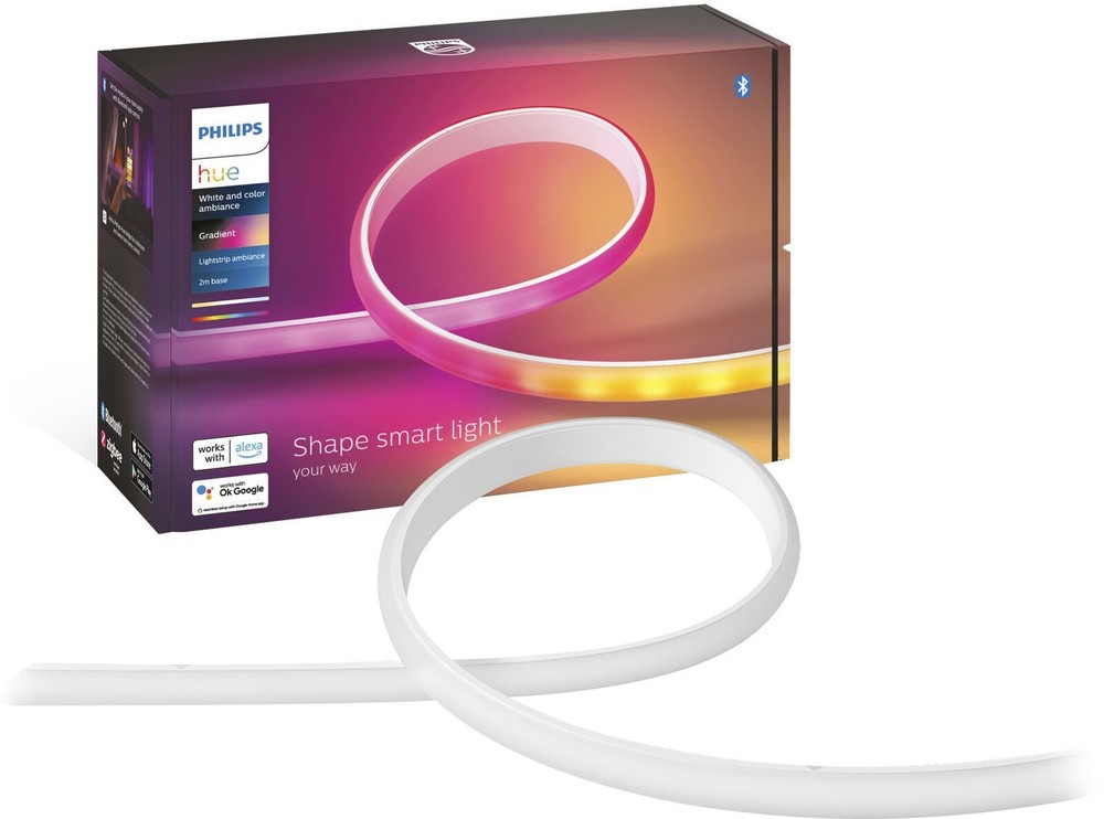 Philips Hue Indoor 80" Base Smart Home LED Light Strip Kit - Gradient Multicolor
