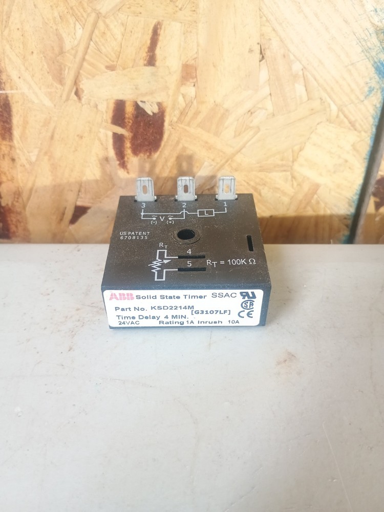 KSD2214M Solid State Timer 4 Min. Time Delay 24 VAC