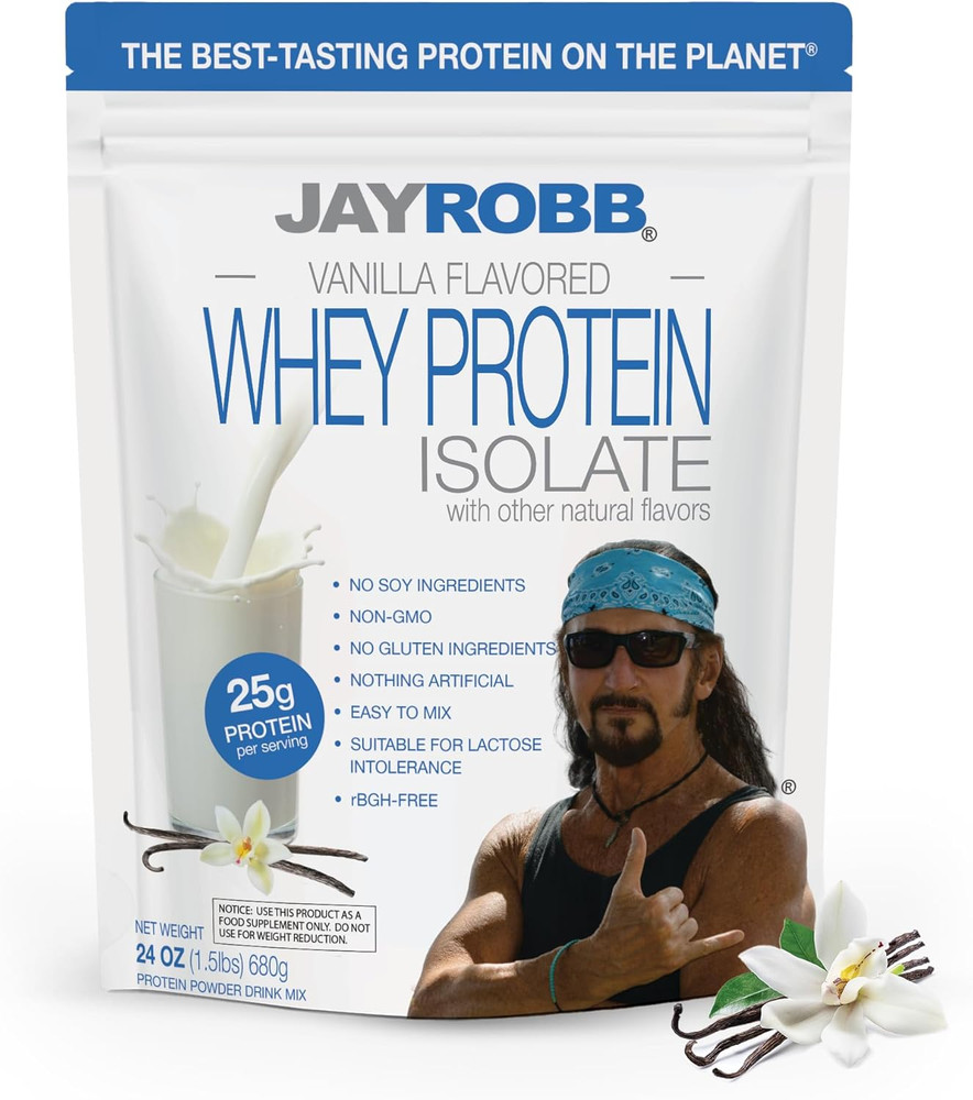 JAYROBB Whey Protein (1.5 Pound Vanilla)