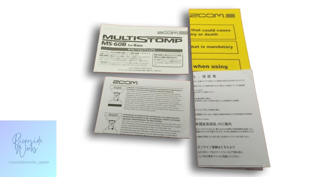 ZOOM MS-60B Multi-Effects Guitar Pedal Used JP