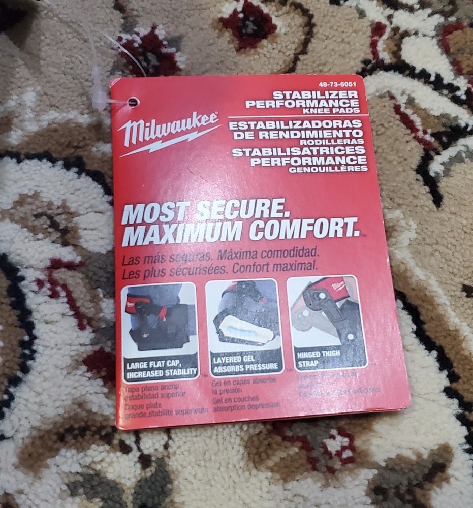 Milwaukee Tool 48-73-6051 Stabilizer Performance Knee Pads
