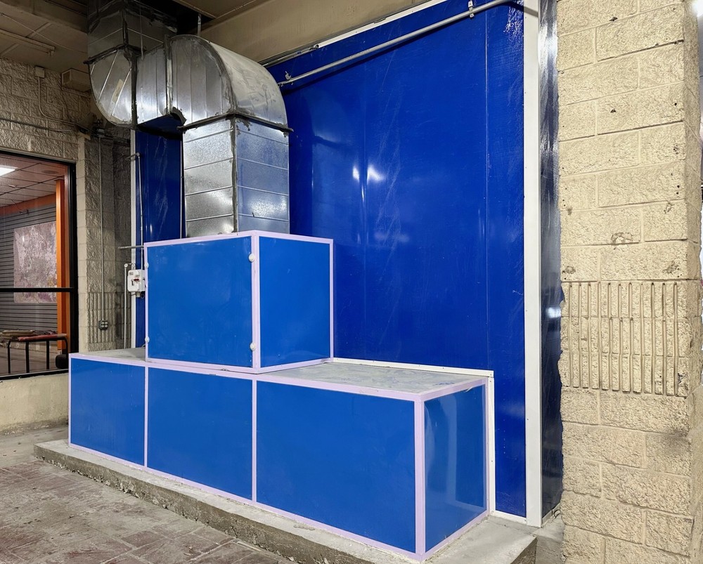 Semi Down Draft Pressurized Paint Booth