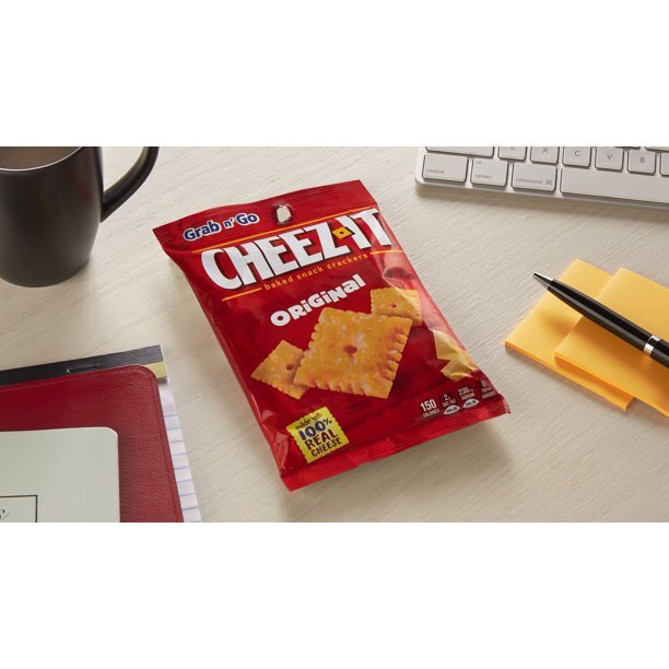 Cheez-It Cheese Crackers, Original, 3 oz Bags (6 Count)