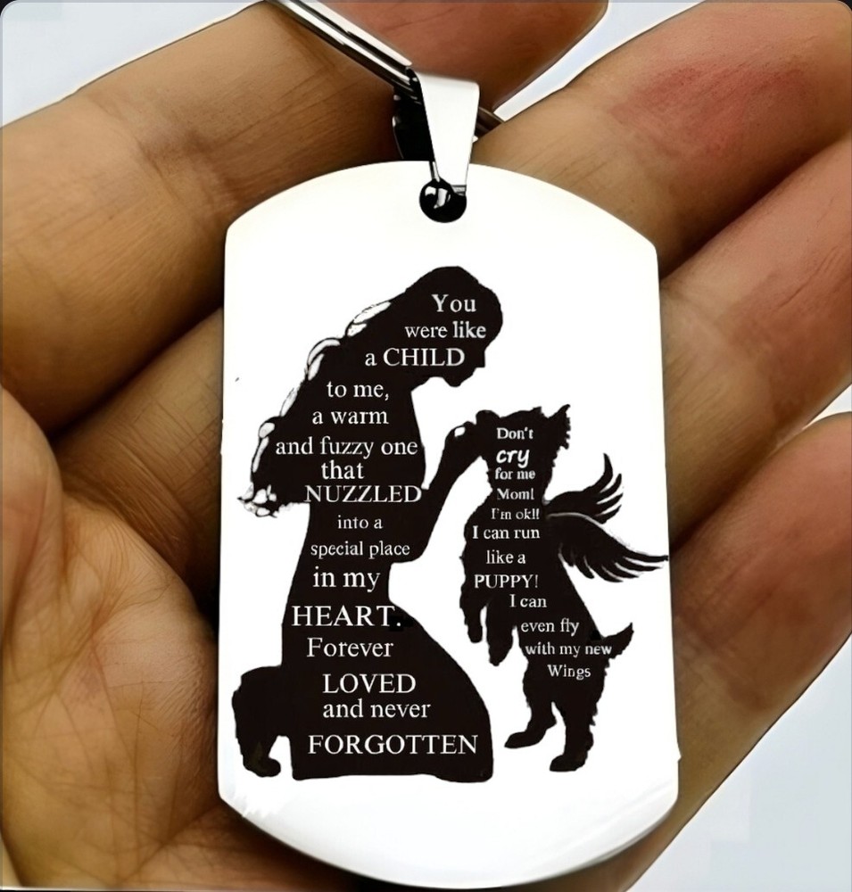 Pet Animal Love Quote  Keychain