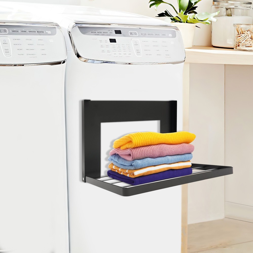Durable Magnetic Folding Shelf, Magnet Rack Mount on Washing Machine/Fridge