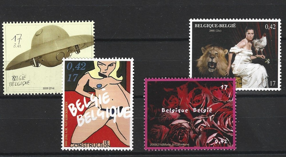 Belgium 2989 - 92 Art ** (MNH)