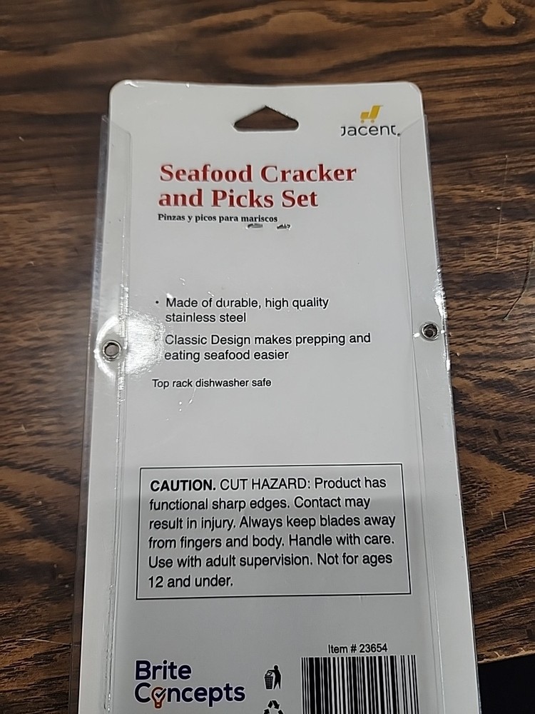 Culinary Elements, 5-piece Seafood (nut) Cracker & Picks Set