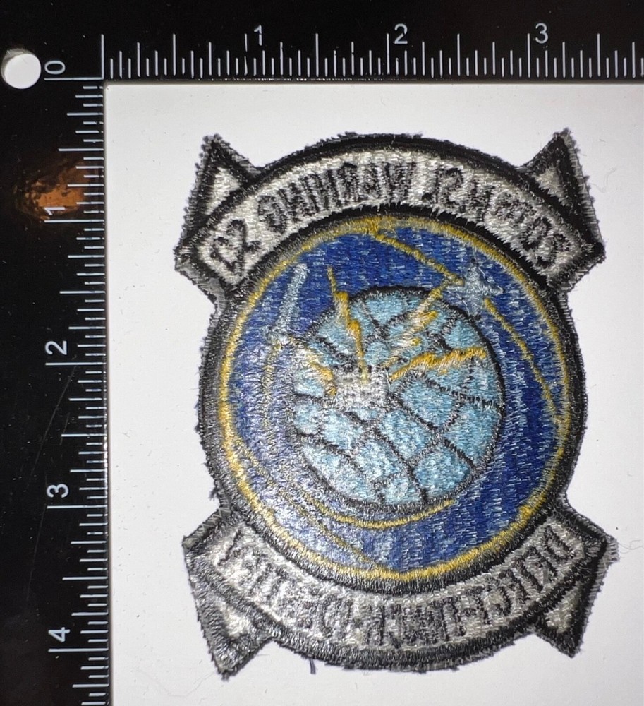 USAF US Air Force 20th Missile Warning Squadron Patch
