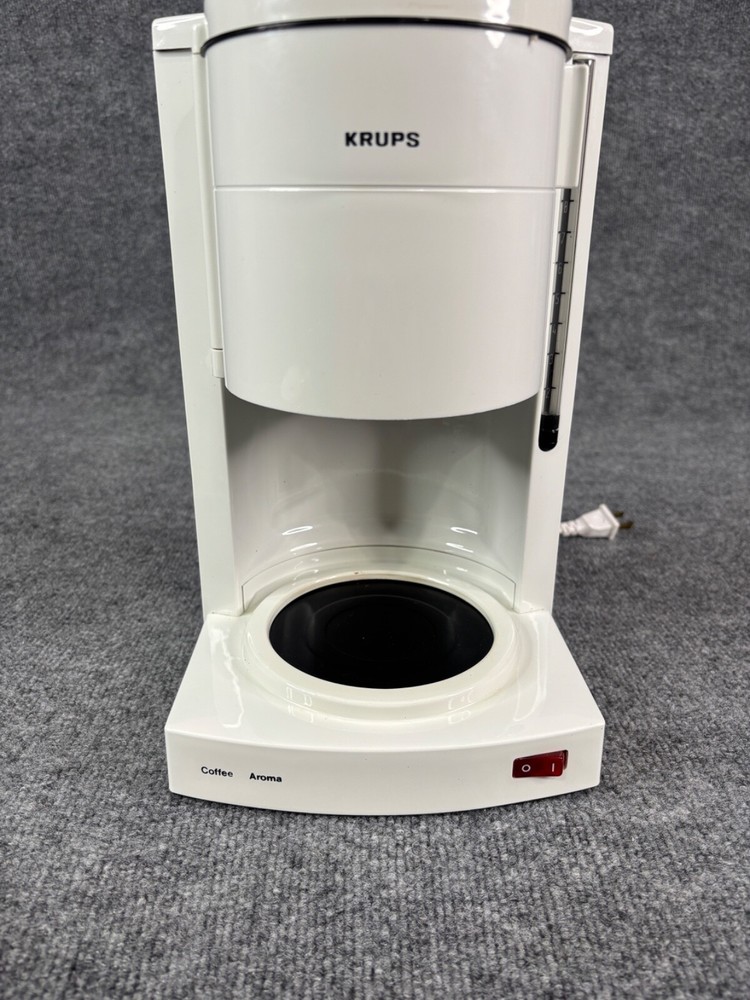 Krups Aroma 10 Cup Coffee Maker Type 130 A White Tested Working