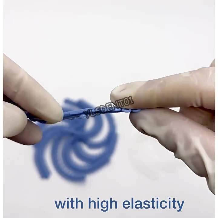 Dental Orthodontic Separators S Shape Rubber Ring ElasticTeeth 700Pcs