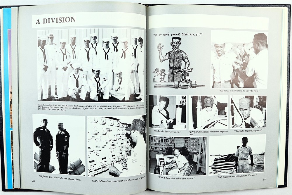 USS Lake Champlain (CG-57) 1989 1990 Westpac Deployment Cruise Book