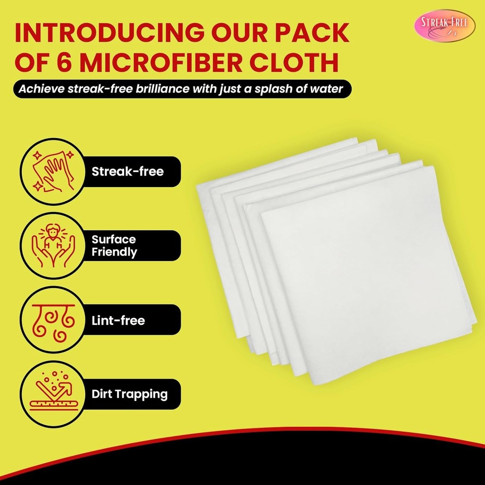Microfiber Cloth “As Seen on Tv” 6 Pack