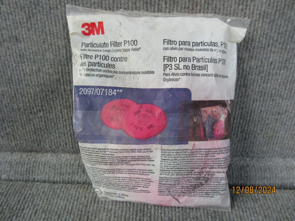 3M P100 Particulate Filter P100 New 2097/07184