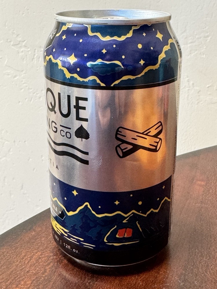 Bosque Scotia Scotch Ale - Empty Beer Can Bottom Opened - New Mexico