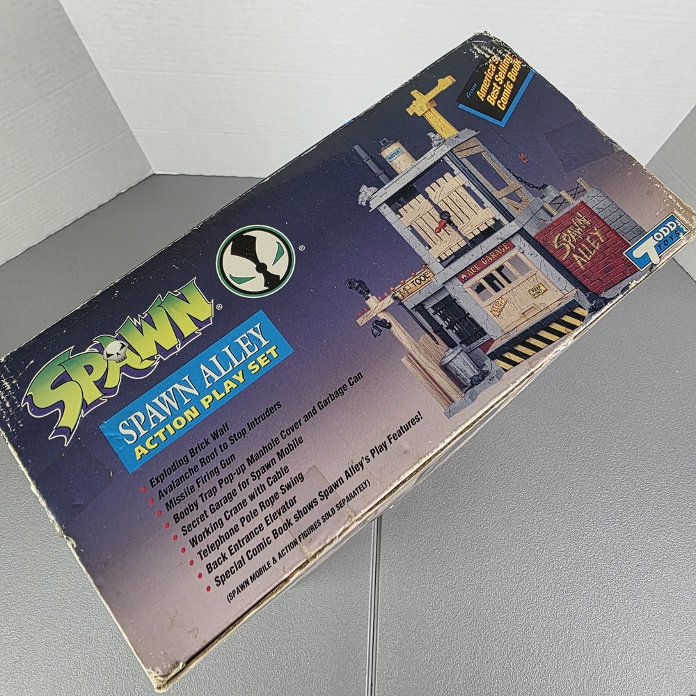 SPAWN ALLEY PLAYSET OPEN BAD BOX