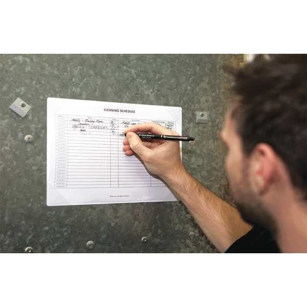 Sign Holder, Easy Write, Adhesive, Pk5, P15430