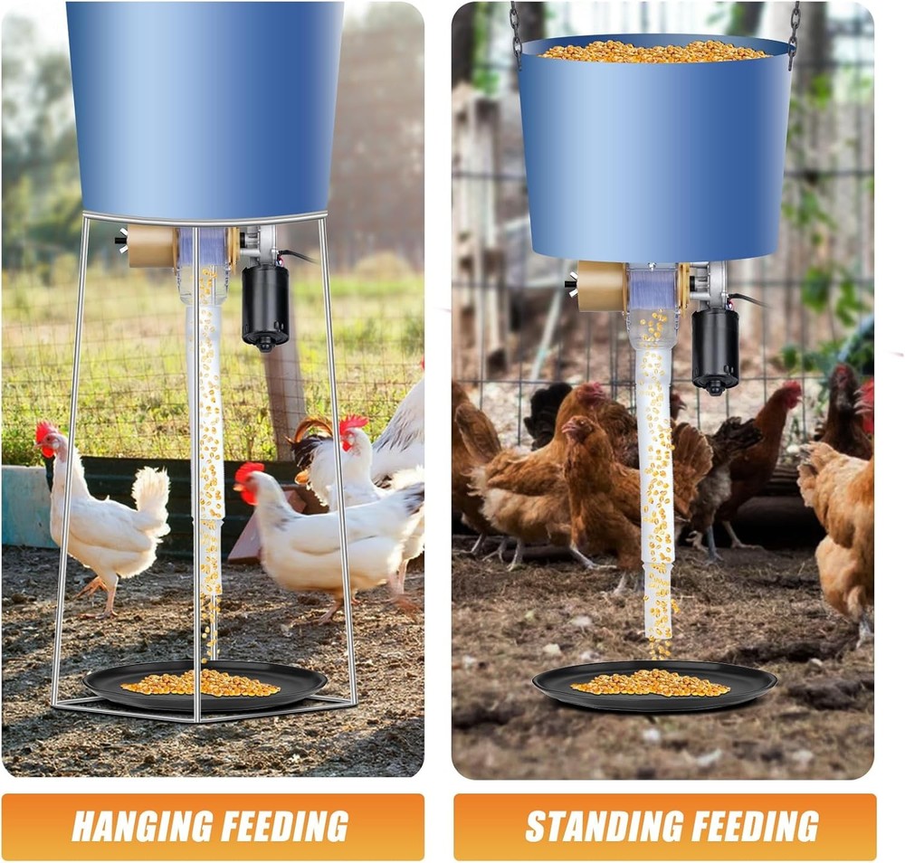 Timed Automatic Chicken Feeder 16 Groups of Timer & Quantitative Poultry Feed