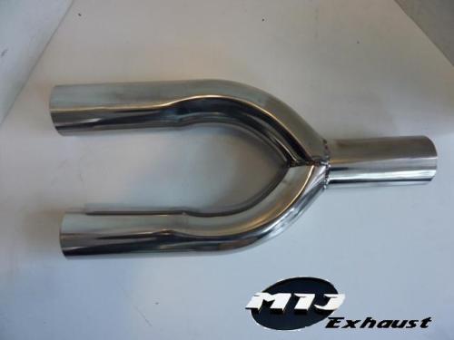 Exhaust Y Piece Divider Pipe 2.25" 57mm Joint Section