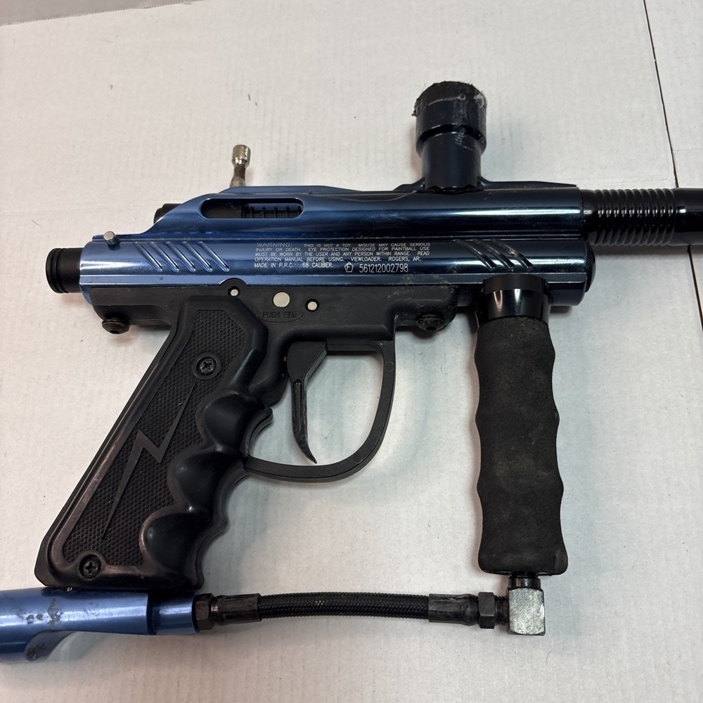Viewloader Blue High Voltage Paintball Marker 9” Barrel