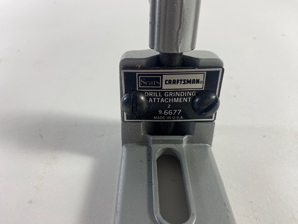 Vintage Sears Craftsman Drill Bit Grinding Attachment Tool