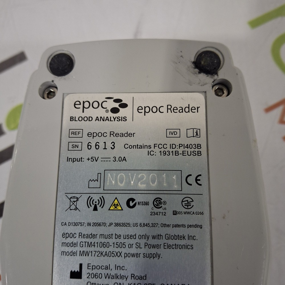 Epocal, Inc Epoc Reader Base