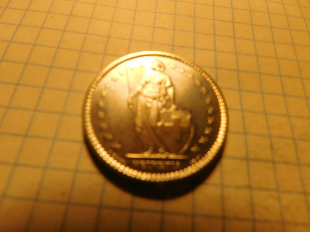 SWITZERLAND 2 FRANCS 1980 # 1003