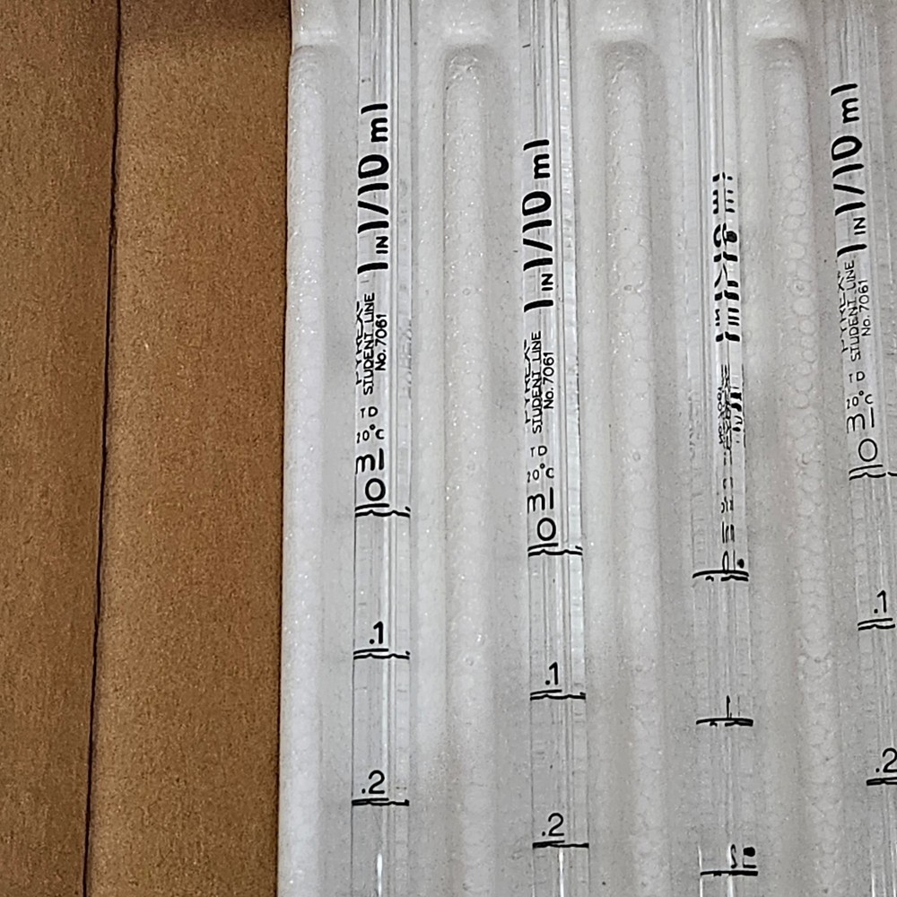 Vintage Pyrex Student Line Glass Pipets 7061