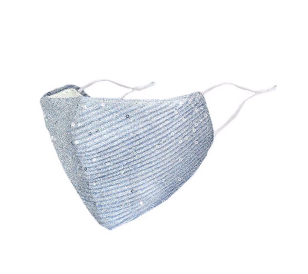 Face Mask WOMENS Sequin, Washable, Adjustable, Breathable, Reusable - 4 Colors