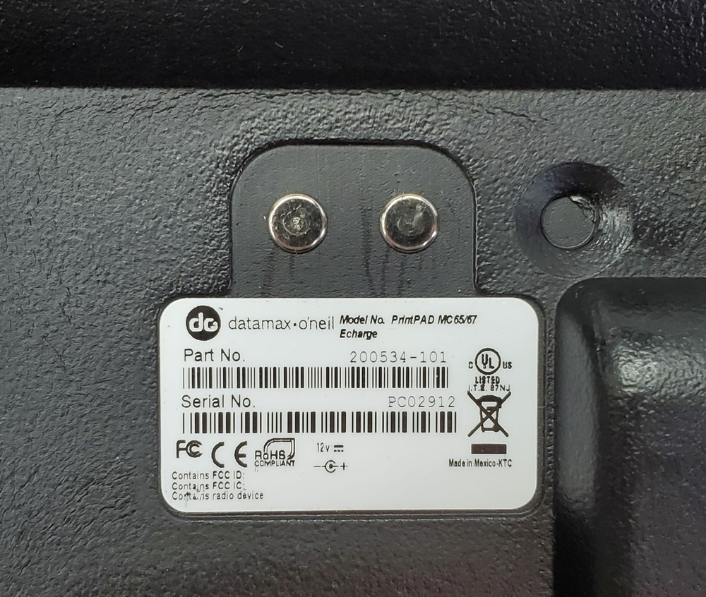 Datamax O'Neil PrintPAD MC65/67 with ECharge