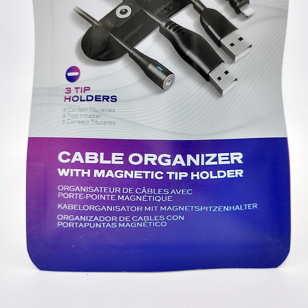 Statik Cable Organizer With Magnetic Tip Holder
