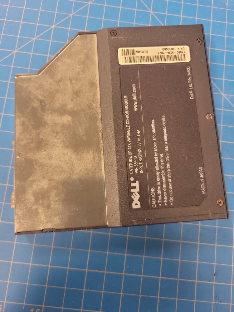 Dell Latitude CP 24X Variable CD-ROM Module 12900-52M-2673 Laptop Part