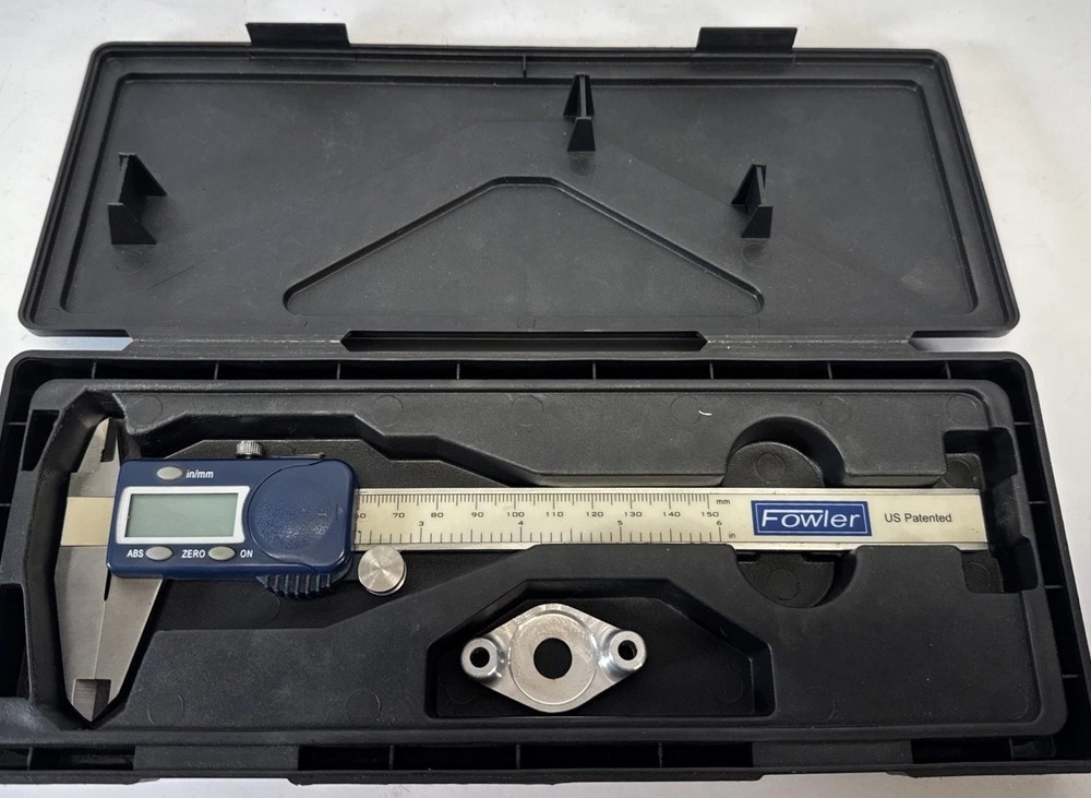 Fowler Digital Caliper 6” / 150mm Electronic Precision Tool w/ Case