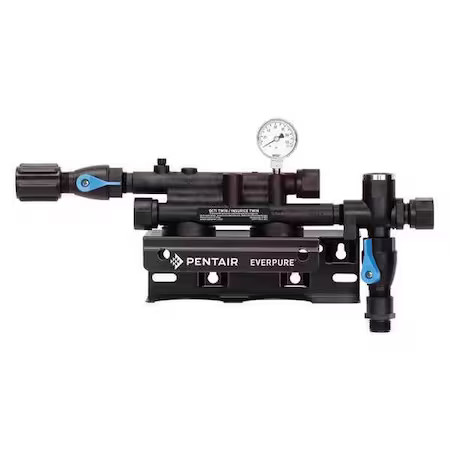 Everpure Ev927222-75 Filter Head Assembly, Twin, 3/4 In